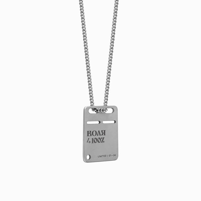 Steel tag "Volia 100%" | Independence Day of Ukraine: 34th Anniversary Edition