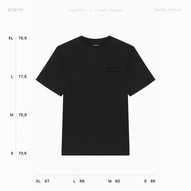 T-shirt with a patch-place